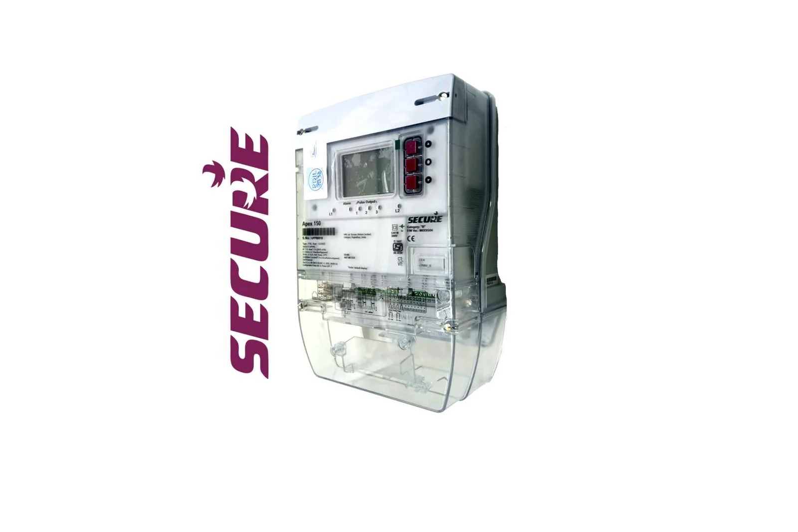 Secure smart meter for energy monitoring and smart metering